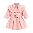 thumbnail image 3 of Newborn Infant Baby Boy Girl Long Sleeve Solid Windproof Windbreaker Jacket Coat, 3 of 9