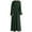 726-Green, variant on Women Muslim Abaya Dresses Eid Prayer Jilbab Dubai Women Maxi Kaftan Islamic Salah Dress Soft Long Sleeve Crewneck Muslim Women Clothes