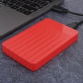 thumbnail image 2 of Carcasa Para disco duro Bling Bling USB 3.0 SATA de 2,5 pulgadas a USB estado sólido SSD rojo, 2 of 11