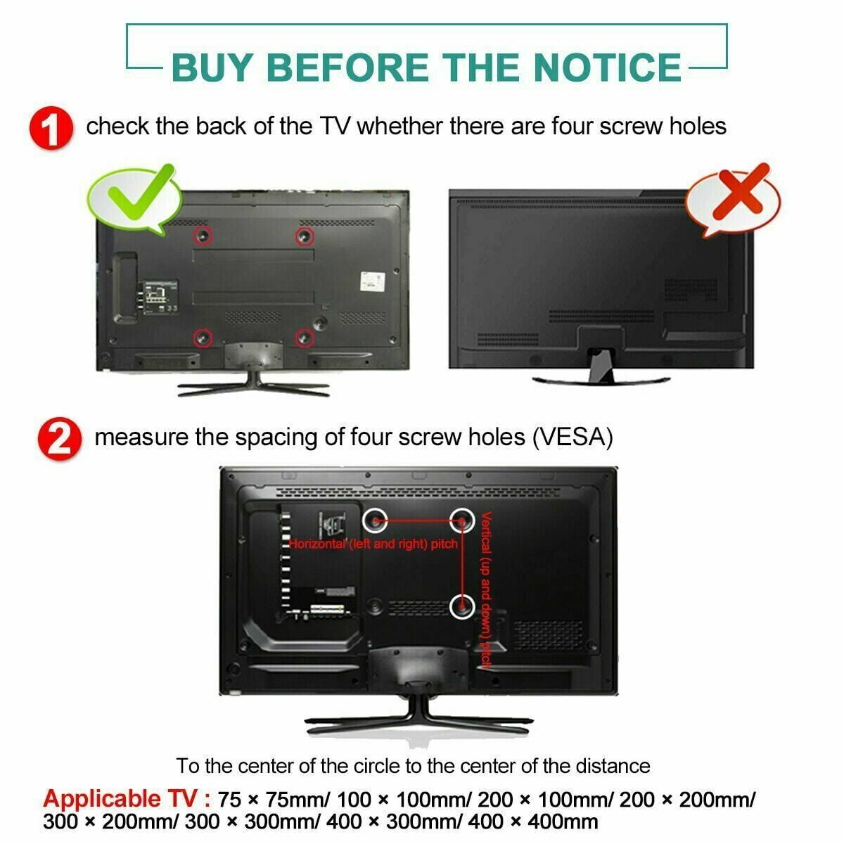 Full Motion TV Wall Mount Swivel and Tilt for Most 32-55 Inch TVs, TV Mount Perfect Center Corner Design on Single Stud
