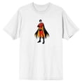 thumbnail image 4 of Robin Superhero Power Pose Men's White Graphic Tee - 6XL, 4 of 5