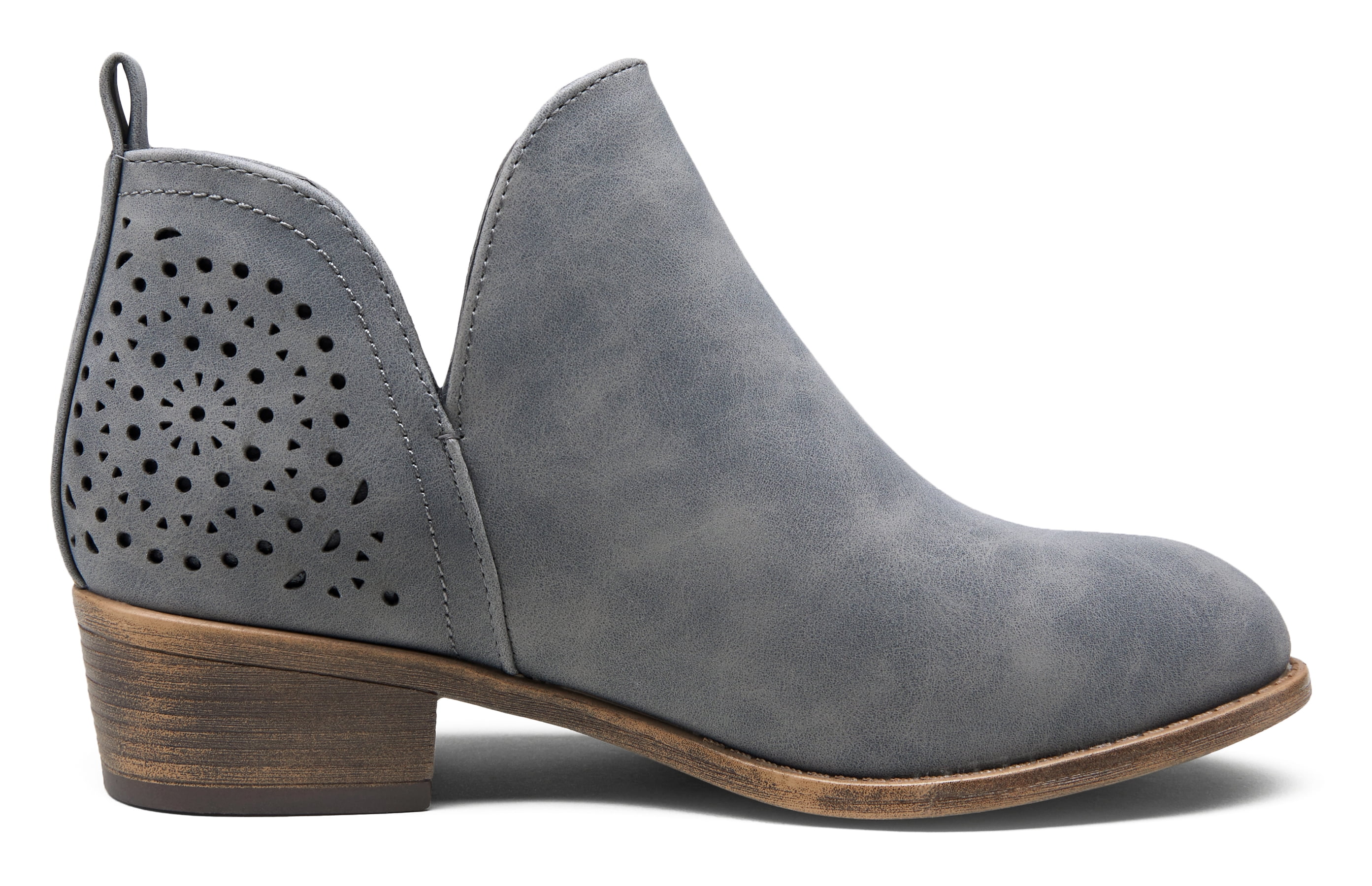 Women's Ankle Boots Low Heels Chunky 