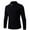 Black, variant on Fesfesfes Sweater for Men Half Turtleneck Zip Knit Sweater Long Sleeve Rib Bottom Hem Shirt