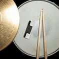 thumbnail image 4 of OUNONA Silver Drum Practice Pad Kit with Sound Dampening Features for Drummers Metal and Silicone 16 inch, 4 of 8