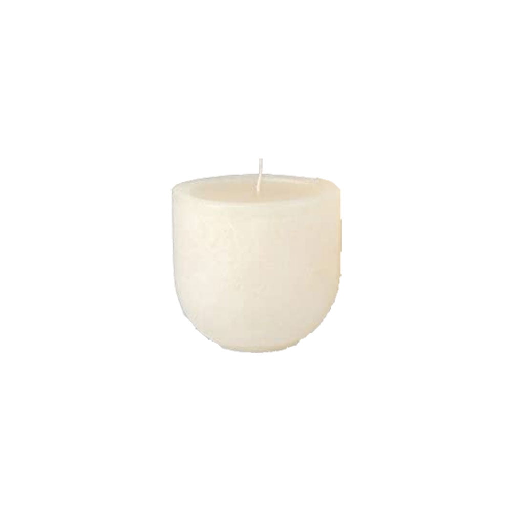 Vance Kitira Melon White Timber Goblet Candle 3.25''