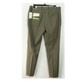 thumbnail image 4 of Perry Ellis Mens Portfolio Resol Dress Pants Slacks, Brown, 33W x 30L, 4 of 4