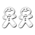 thumbnail image 1 of 2pcs Beer Bottle Lid Lifter Beer Opening Tool Gingerbread Man Shape Beer Opener, 1 of 7