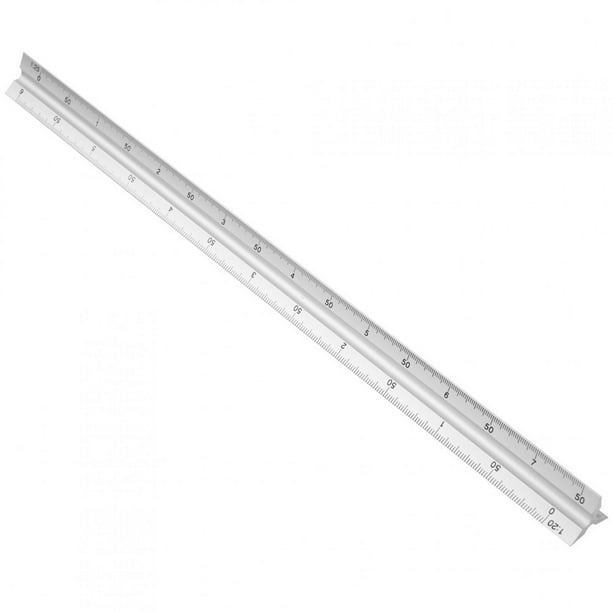 YANCAIYUNL Architectural Scale Ruler, Aluminum Triangular 30cm Scale