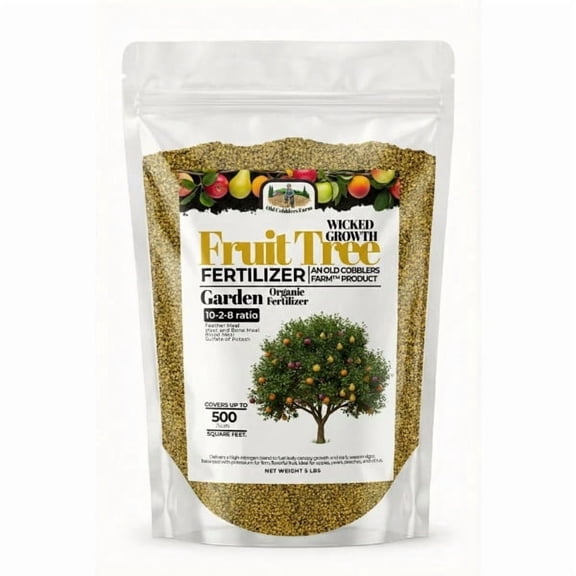 Old Cobblers Farm™ Wicked Organics Fruit Tree Fertilizer (5lbs|10lbs|15lbs|20lbs)  (15 lbs)