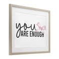 thumbnail image 2 of Stupell Industries Cottage You Are Enough with Ribbon Birch Framed Print Under Glass, 16 x 13, by Kim Allen, 2 of 8