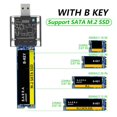thumbnail image 4 of 1 Disk Box M2 SSD Case SATA Chasis Adaptador USB3.0 de alta velocidad 5Gbps Gen SSD Hugtrwg Para estrenar, 4 of 6