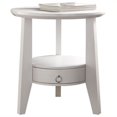 thumbnail image 2 of Bowery Hill 1 Drawer Accent Table in White, 2 of 2