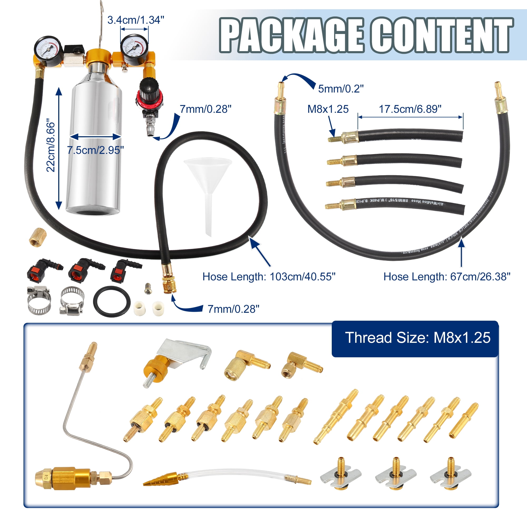 Automotive Non Dismantle Fuel Injector Cleaner Kit Fuel Injector