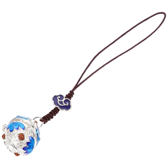 BRIGHTFUFU 1Pcs Silver Bag Charms Pendant with Copper and Cloth for Women and Men