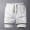 White, variant on FRSASU 2 in 1 Mesh Shorts for Mens Elastic Waist Quick Dry Liner Short Casual Basketball Athletic Workout Short Pants Black