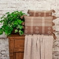 thumbnail image 2 of Parkland Collection Transitional Tribal Brown 14" x 20" Pillow, 2 of 6