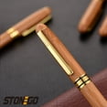 thumbnail image 4 of STONEGO Classic Luxury Wooden Fountain Pen - 0.5mm Signature Fountain Pen with Elegant Wooden Design - Perfect for Gift Giving, Professional Office Writing and Decorative Desktop Accessories, 4 of 7