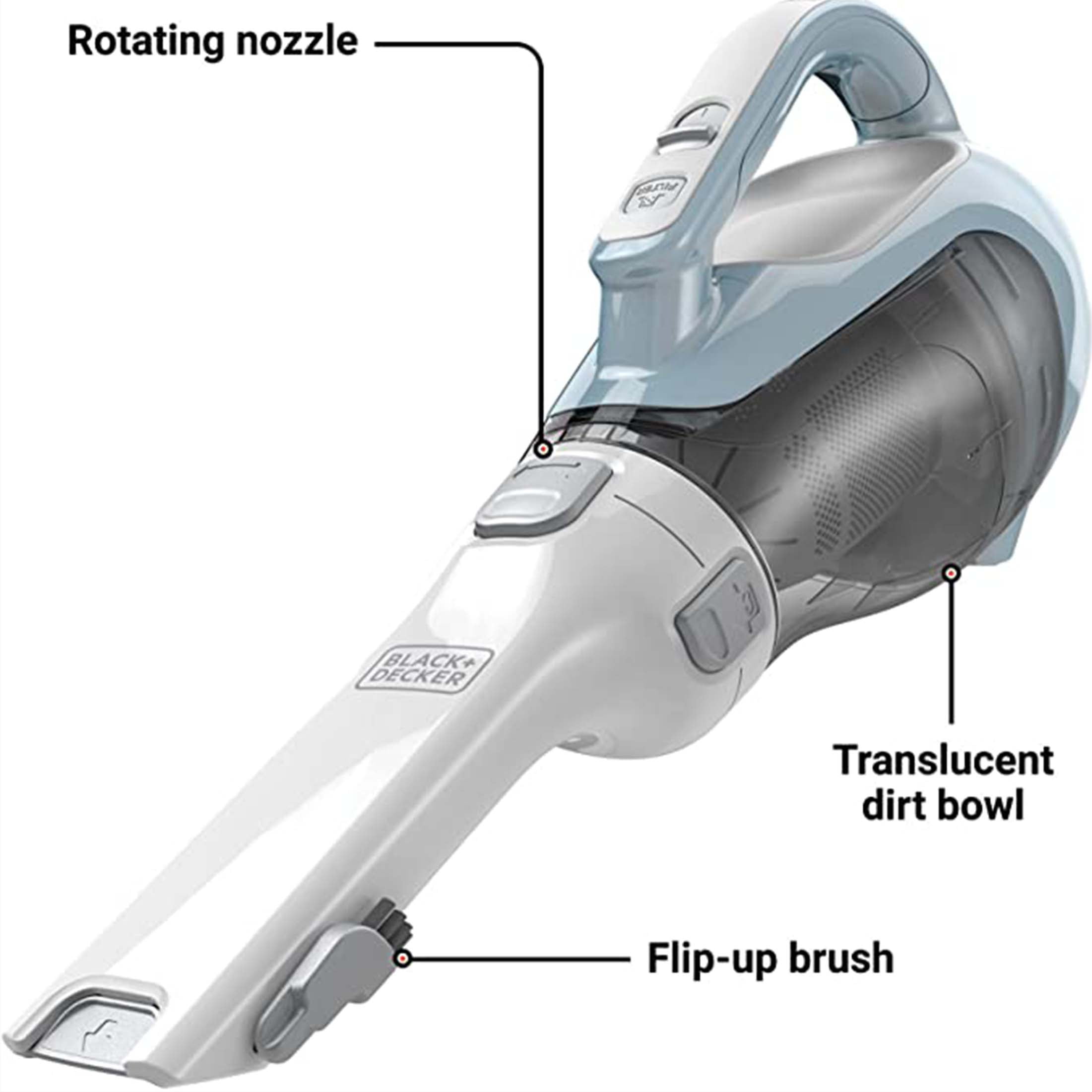 Black & Decker Dustbuster Cordless Hand Vac Model DB200 With Extra