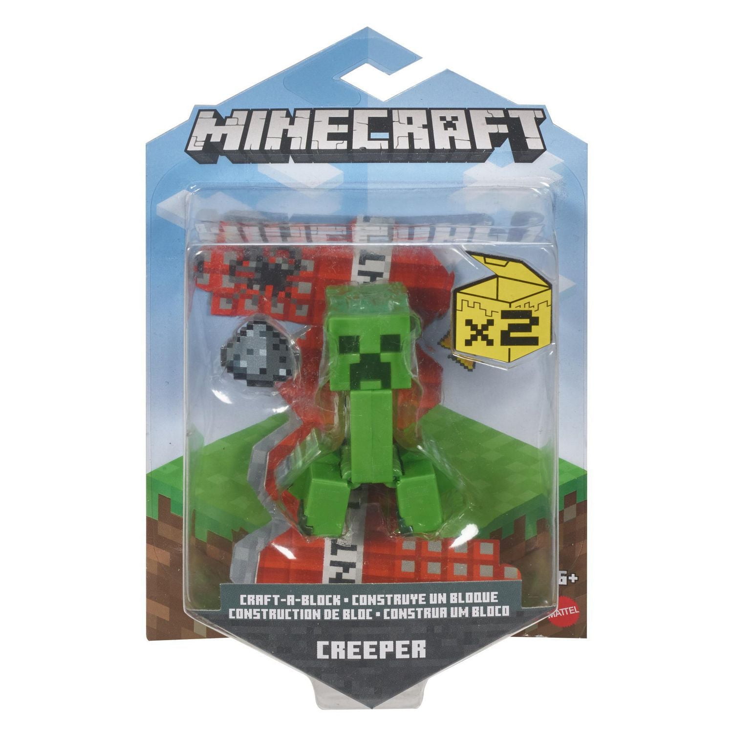 Minecraft Creeper Figure, Ages 6+