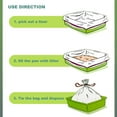 thumbnail image 3 of "Hyper Cat Jumbo Cat Litter Box Liners Drawstring Litter Bags for Boxes 20 Counts", 3 of 9
