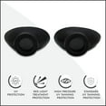 thumbnail image 2 of Super Sunnies Slim Flex UV Eye Protection, FDA Compliant Individual Tanning Goggles Eyeshields Black, 2 of 7