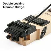 Batking Headless Electric Guitar 6-String Travel Guitar For Adults Maple Rosewood Double Locking Tremolo Bridge, Portable,With Bag Guitarra Electrica