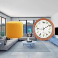 thumbnail image 2 of Reloj de pared con pájaro cantor, reposapiés, banco otomano decorativo, asiento para el hogar, la cocina, la oficina, el dormitorio, la guardería y el, 2 of 8