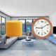 thumbnail image 2 of Reloj de pared con pájaro cantor, reposapiés, banco otomano decorativo, asiento para el hogar, la cocina, la oficina, el dormitorio, la guardería y el, 2 of 8