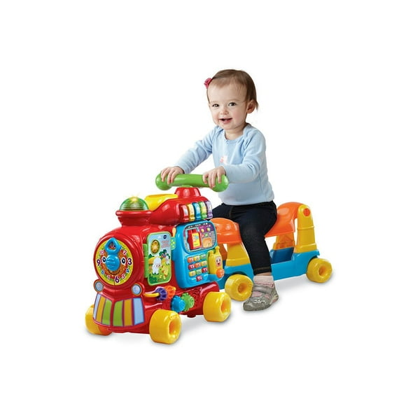 Ride-On Toy VTech Sit-to-Stand Alphabet Train Red