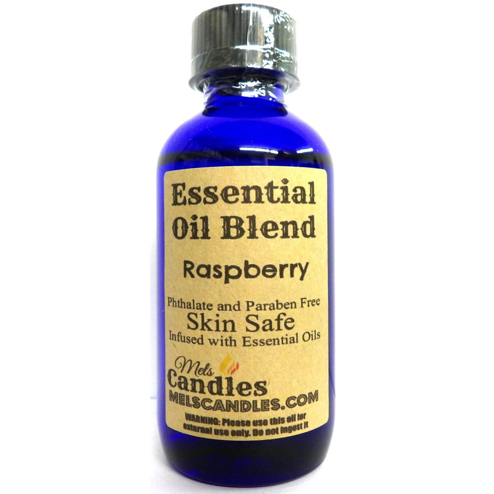 Raspberry 4oz/118.29ml Blue Glass Bottle of Essential Oil Blend/Premium