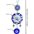thumbnail image 4 of Turkish Blue Evil Eye Moon and Sun Design with Hamsa Hand Amulet Hanging Ornament for Protection -041, 4 of 5