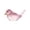 Pink, variant on zhonghuaying 1 pack Faceted Blue Polished Figurine Ornament Bird Shaped Tabletop Sculpture 10cm x 5.6cm x 5.6cm Overall Measurement Blue
