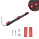 thumbnail image 1 of 1pc Red 9 LED ID Strip Marker Tail Black Stainless Steel Bracket for Truck Trailer Boat Identification Light, 1 of 4
