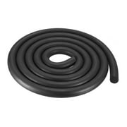 Unique Bargains 16mm Dia 2 Meters Long Foam Rubber Seal Weather Strip Black