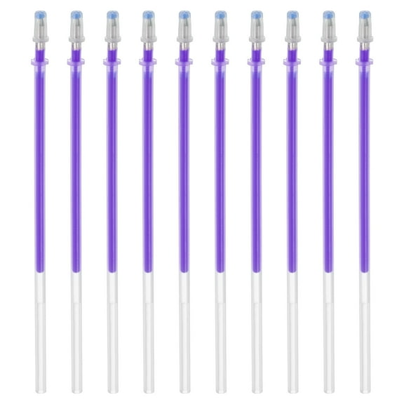 Uxcell 1mm Gel Pens Refills, 24 Pack  Fluorescence Metallic Ink Bold Point for Adults Coloring Books  , Purple