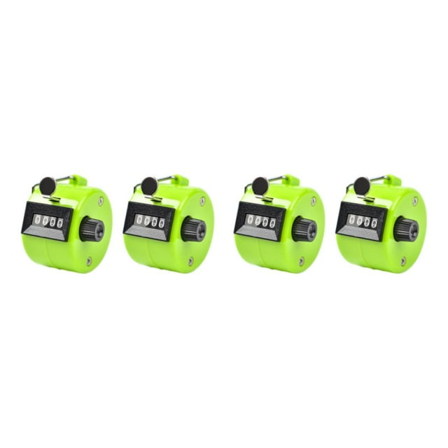 relayinert 2x Unisex Manual Counting Tally With Clear Accurate Scale For Easy Materials Green 2Set