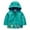 Green, variant on ATOGUTA Coats for Boys Girls Cute Print Zip Up Hooded Jacket Boys Girls Long Sleeve Windproof Coat Yellow, Size 1T-5T