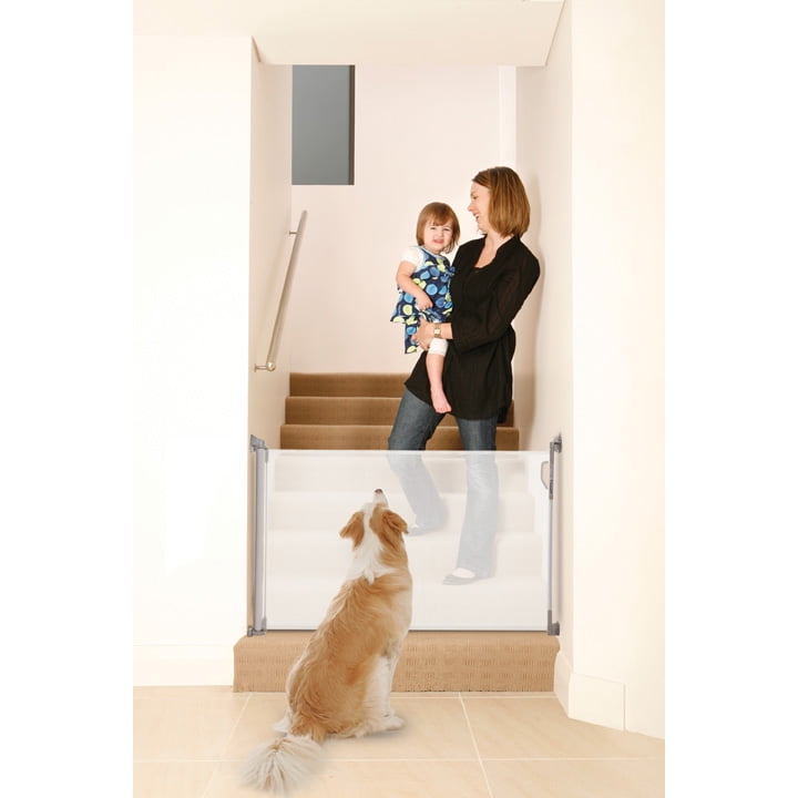 DREAMBABY RETRACTABLE WHITE GATE