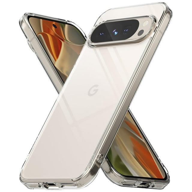 Funda Ringke Fusion Transparente para Google Pixel 9 Pro XL con Agujeros para Cuerda