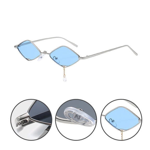 Masteelf Unique Fashion Eyewear Vintage Personalized Pendant Sunglasses Women Glasses