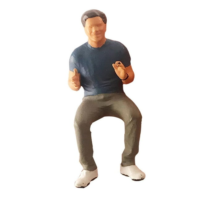 Figuras creativas a escala 1/64, juguetes para niños, regalos para niños, juego de manualidades de resina, acción tal como se describe