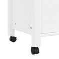 thumbnail image 2 of vidaXL Kitchen Trolley Rolling Cart on Wheels Living Room Solid Wood Pine, 2 of 6