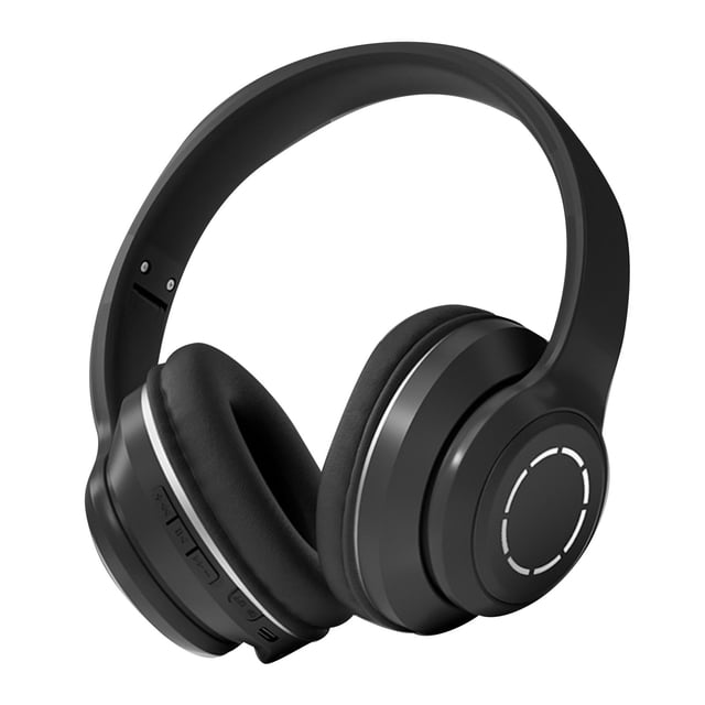 Gaming Headset, Foldable BT Headphone with Microphone, Colorful Lights, Soft Ear Cushions, Lightweight Stereo Headset for Computer Laptop Tablet