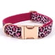 thumbnail image 1 of Apuakthei - Collar para perro con clip de plástico, inspector, color negro y rosa, 1 of 5