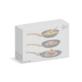 thumbnail image 4 of Juego De 3 Sartenes Xtellar Antiadherente Sartén De Piedra Color Negro, 4 of 5