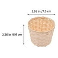 thumbnail image 2 of 5PCS Mini Woven Baskets Without Handles for Favors Crafts Decor Suitable for Occasions(7.5X6cm), 2 of 9