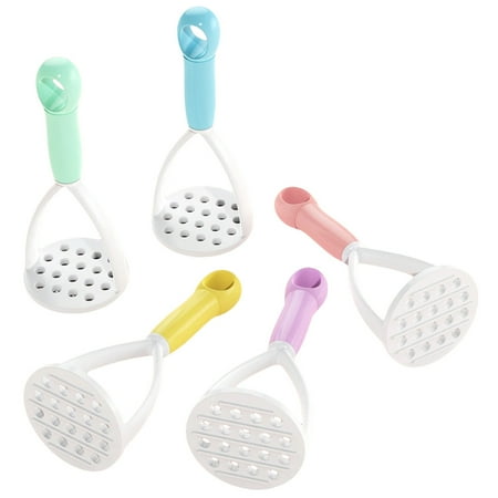 

HOMEMAXS 5Pcs Potato Masher Baby Complementary Food Tool Manual Potato Crusher Complementary Food Masher