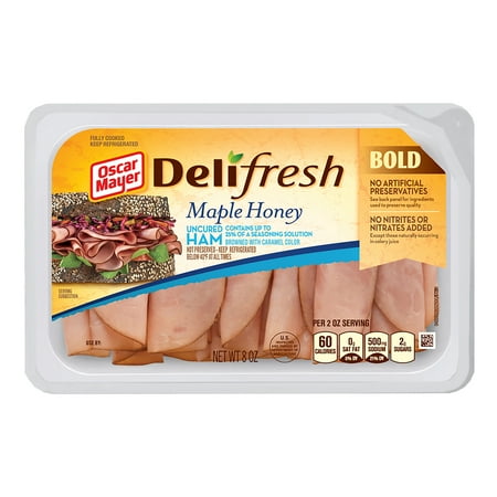 oscar mayer deli fresh maple honey ham 8 oz walmart com oscar mayer deli fresh maple honey ham 8 oz