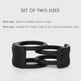 thumbnail image 5 of Rinfit Wedding Ring Protector for Working Out - Silicone Rubber Ring Cover Protector – Set of two: 4mm and 9mm, 5 of 9