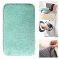 thumbnail image 2 of GQDIN Bathroom Rug, Non Slip Bath Mat (16 x 24 inch) Water Absorbent Soft Microfiber Shaggy Mat Machine Washable, Thick Plush Rugs for Shower,Highly Absorbent Floor Mat For Cold Floors, 2 of 9